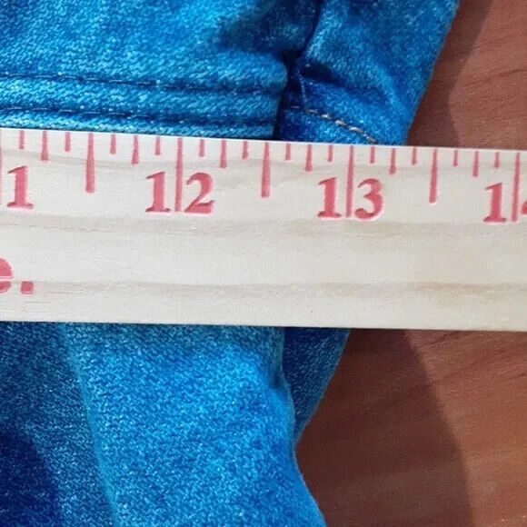 Wrangler women's size 13 blue jeans 13X34 Inseam measures 33 inches - Picture 14 of 14